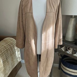Chicos Faux Suede Kimono size 3/XL